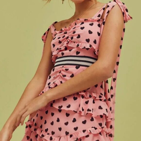 For Love And Lemons Heart Maison Maxi Dress Size S - Picture 4 of 7